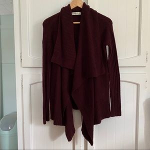 Maroon Abercrombie Cardigan